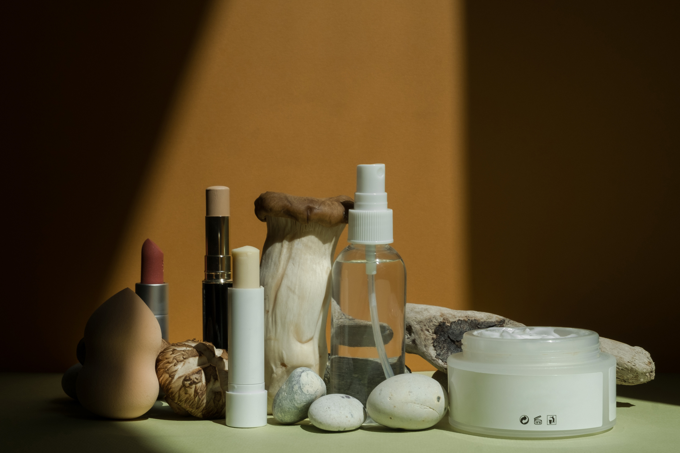 Assorted Skincare Products on Natural Light